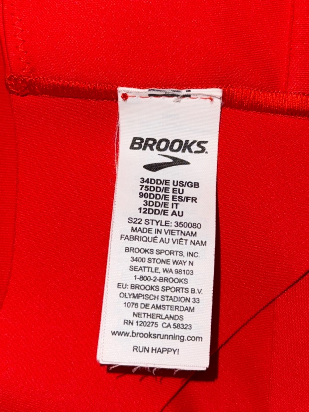 Brooks sport bra size 34DD - Picture 6 of 8
